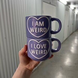 Purple Heart Mug Set